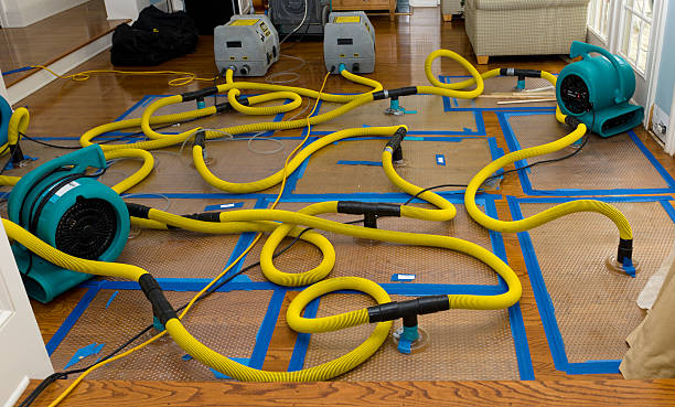 Professional Flood Damage Restoration technician working in Auburn Hills, MI